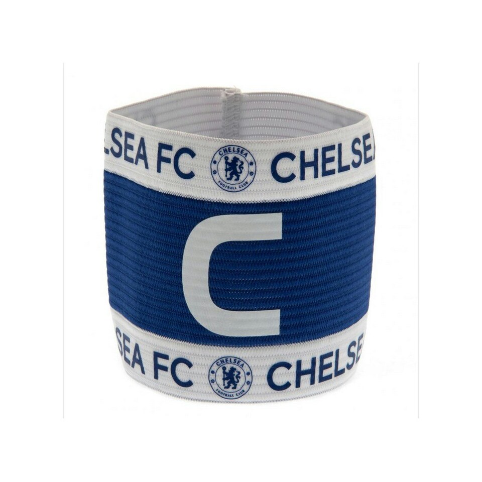 Chelsea FC Crest Captains Armband - Royal Blue/White - One Size