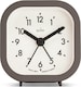 image 3 of Acctim Robyn Mini Bedside Alarm Clock | Grey | Grey