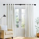 image 2 of Lister Cartwright 25mm Obsidian Black Industrial Pipe Extendable Curtain Pole Heavy Duty Metal Curtain Rod(120-210 cm)