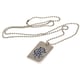 image 2 of Rangers FC Enamel Crest Dog Tag And Chain - Silver - One Size