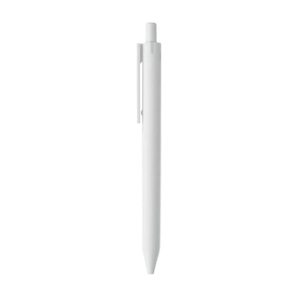 image 1 of MidOcean Side Recycled ABS Plastic Ballpoint Pen - White - 14cm x 1cm