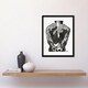 image 2 of Reijer Stolk Anatomical Study Of Mans Back Muscles Framed Wall Art Print A3