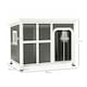 image 7 of PawHut Outdoor Wooden Dog Kennel w/ Openable Top, 90 x 62 x 71cm