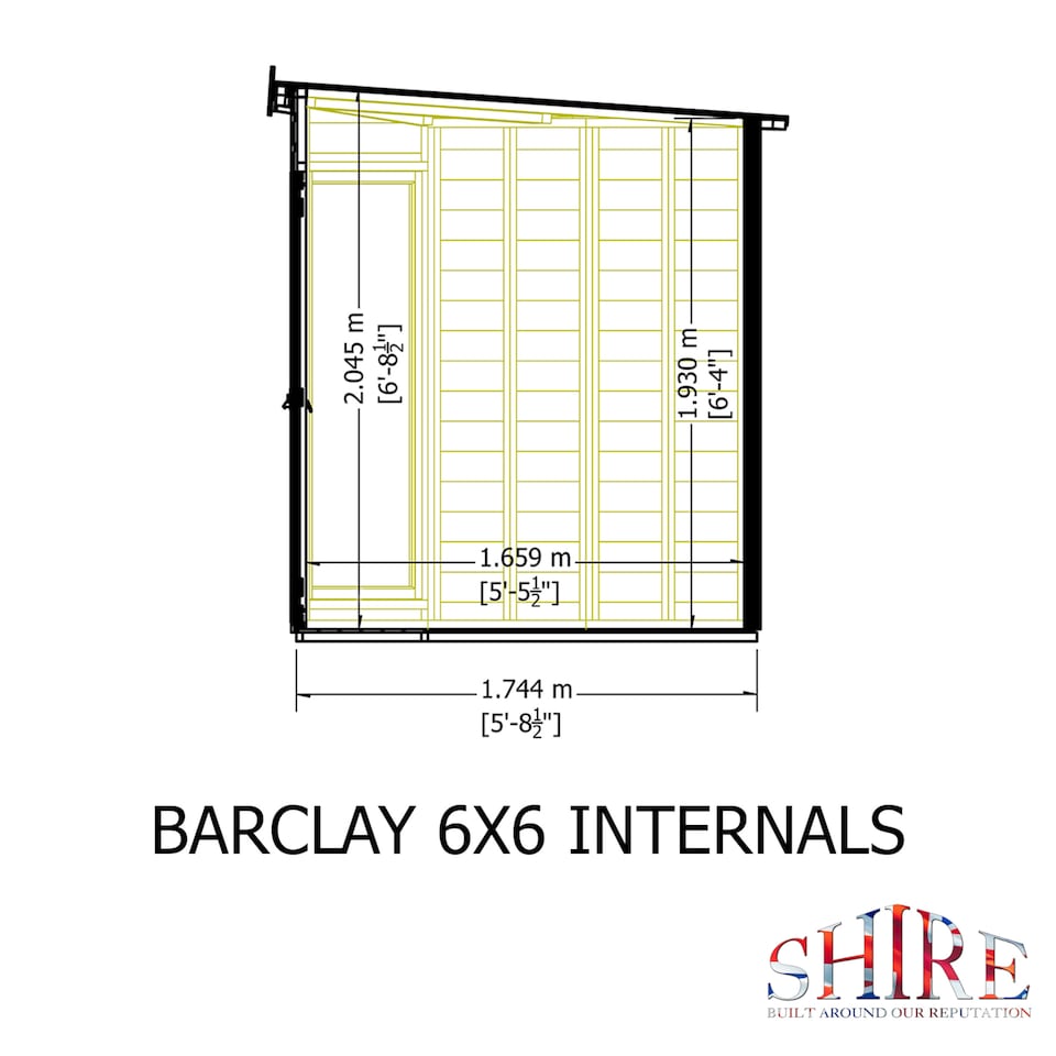 image 1 of Barclay 6 x 6 Corner Summerhouse