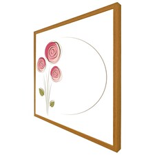 Rose drawing (Picture Frame) Brown | Oak | S