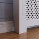 image 7 of Vida Designs Oxford Radiator Cover Painted MDF Cabinet, White, 152cm