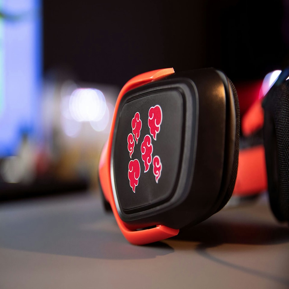 image 1 of Konix Naruto Akatsuki Gaming Headset (Black/Red) /Headset - Konix - 111658 N/A