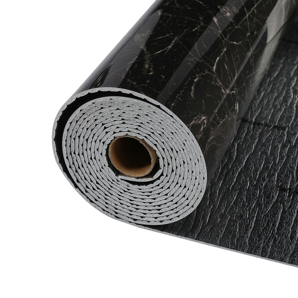 image 1 of Living and Home 3M Marble Contact Wallpaper Self Adhesive - Black | Black