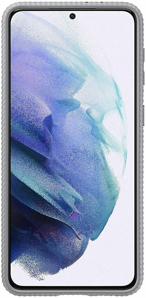 image 1 of Samsung Galaxy S21 Plus Silver Protective Standing Cover EF-RG996CJEGWW