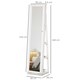 image 3 of HOMCOM Jewelry Cabinet Full Length Mirror 360 Swivel Jewelry Organizer