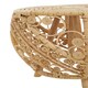 image 4 of Interiors by Premier Chic Design Large Natural Rattan Table, Versatile Coffee Table, Light Weight Cocktail Table, Side Table