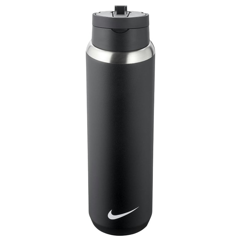 image 1 of Nike Recharge Straw Water Bottle - Black - One Size