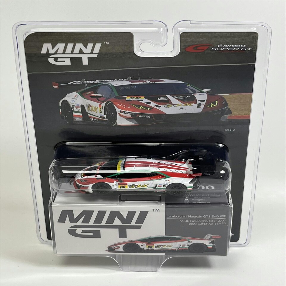 image 1 of Lamborghini Huracan GT3 EVO #88 2023 Super GT Series 1:64 Scale Mini GT MGT00690L