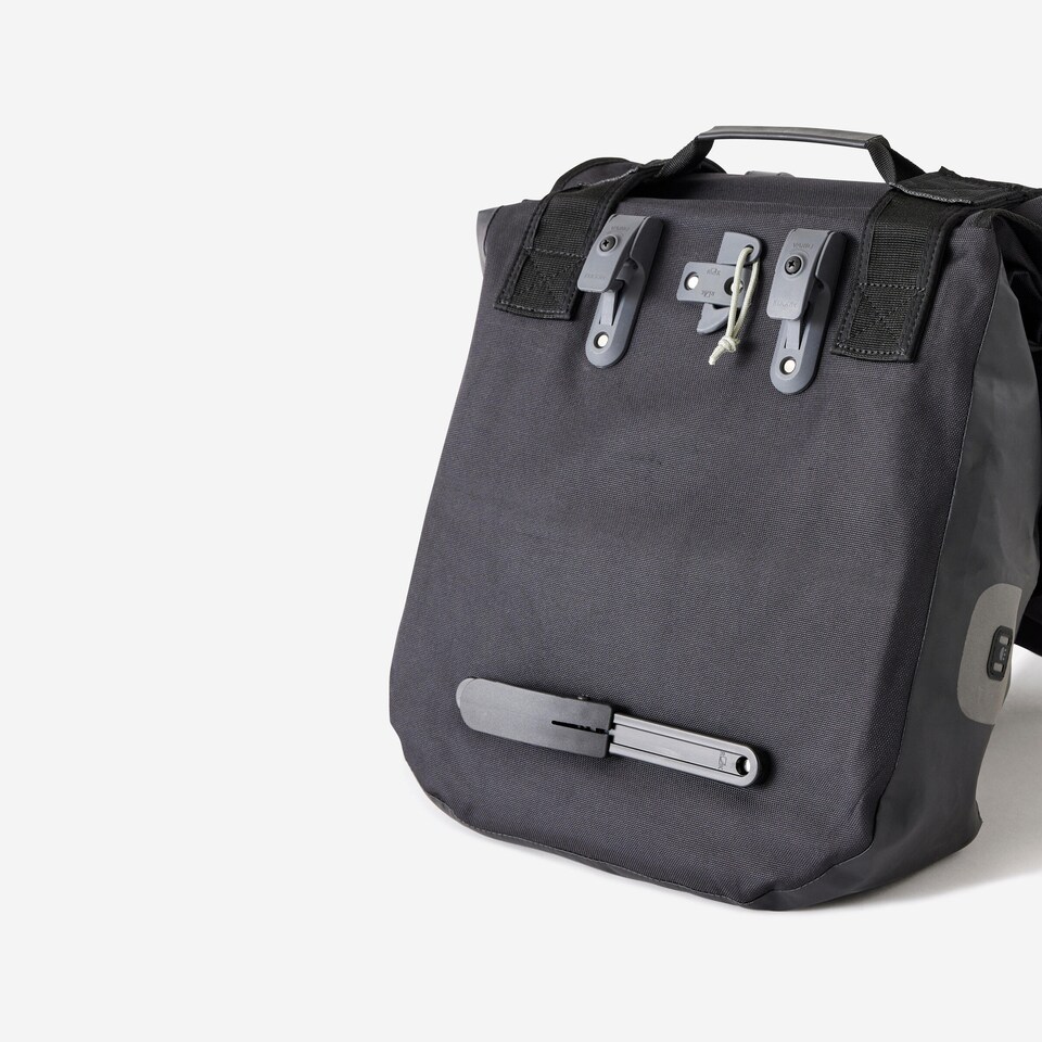 image 1 of Decathlon 540 Waterproof Double Pannier Rack Bike Bags 2x20L