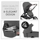 image 8 of hauck Walk N Care Pushchair Set - Dark Grey Grey