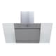 image 2 of SIA AGL91SS 90cm Angled Stainless Steel And Glass Chimney Cooker Hood Kitchen Extractor Fan With LED Lights