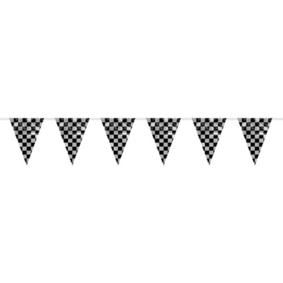 Racing Stripes Giant Triangle Plastic Flag Bunting 6m