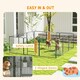 image 4 of Heavy Duty Puppy Play Pen, 12 Panels Pet Exercise Pen, for Indoors, Outdoors