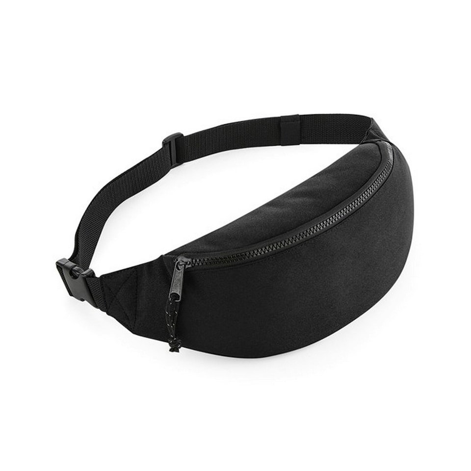 Bagbase Recycled Waist Bag - Black - One Size Black