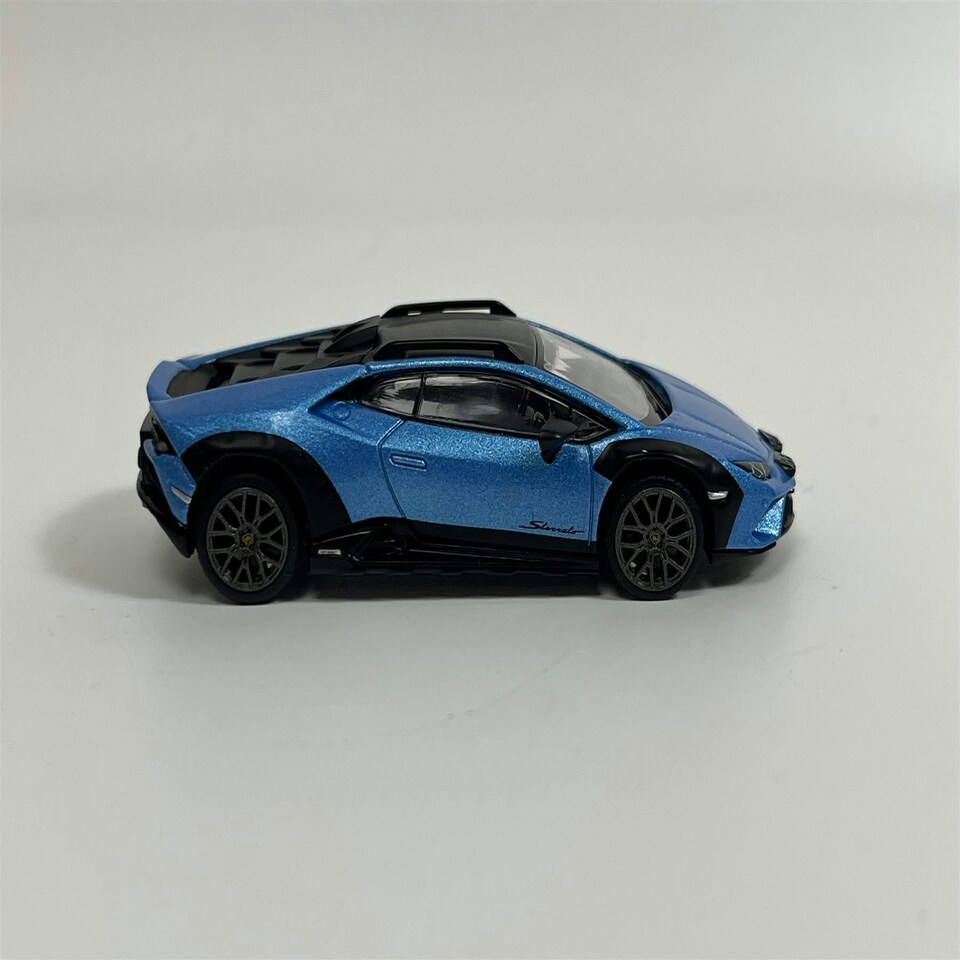 image 1 of Lamborghini Huracan Sterrato Blue Aegir RHD 1:64 Scale Mini GT MGT00807R