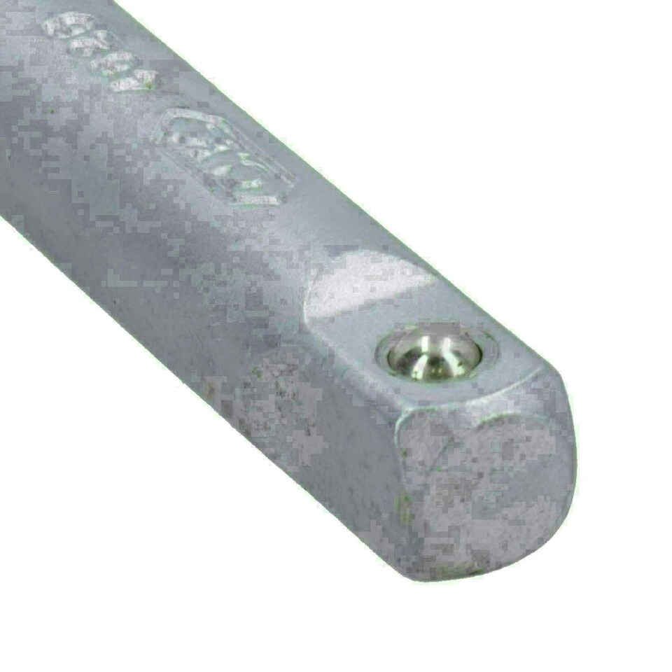 image 1 of 3/8in Drive Socket Ratchet Extension Bar Total Length 3in (75mm) CR-v Steel 2pc
