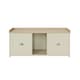 image 8 of GFW Lancaster 2 Door Shoe Bench - Cream