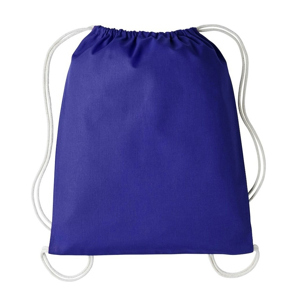 Nutshell Drawstring Gymsac - Purple/Natural - One Size Purple | One Size