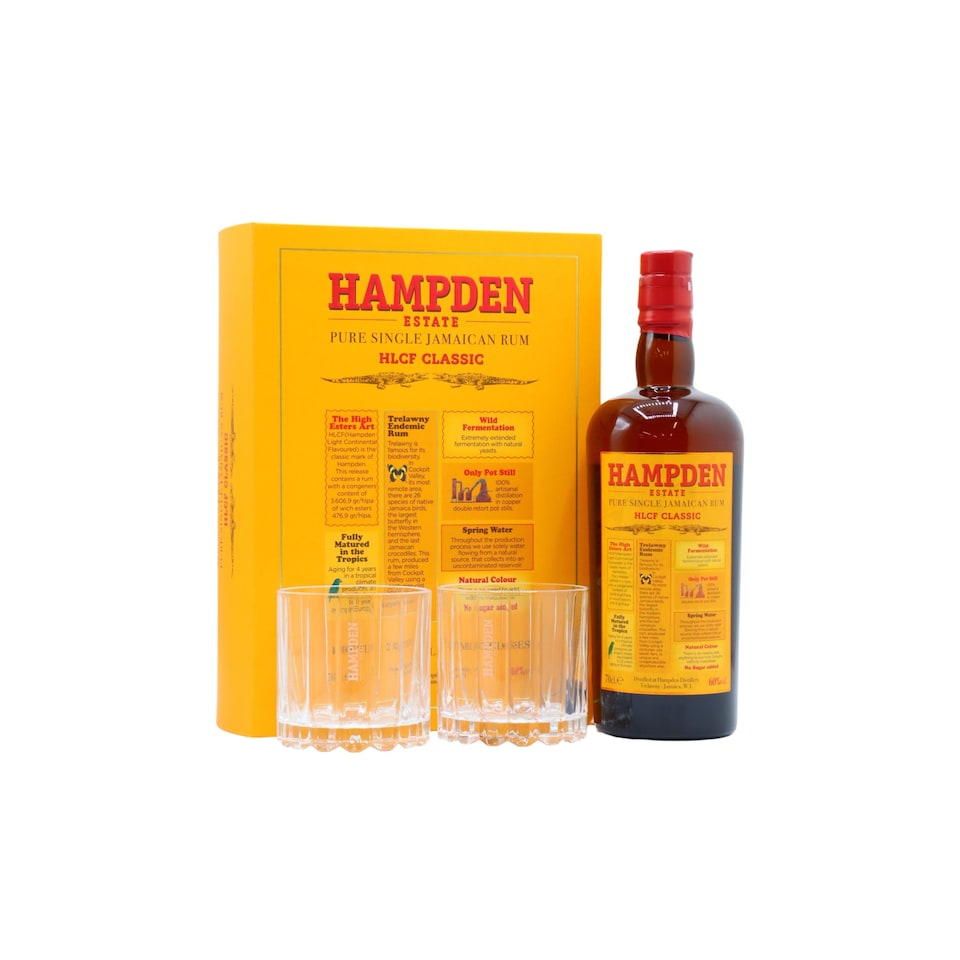 image 1 of Hampden Estate - Overproof Rum Glass Pack