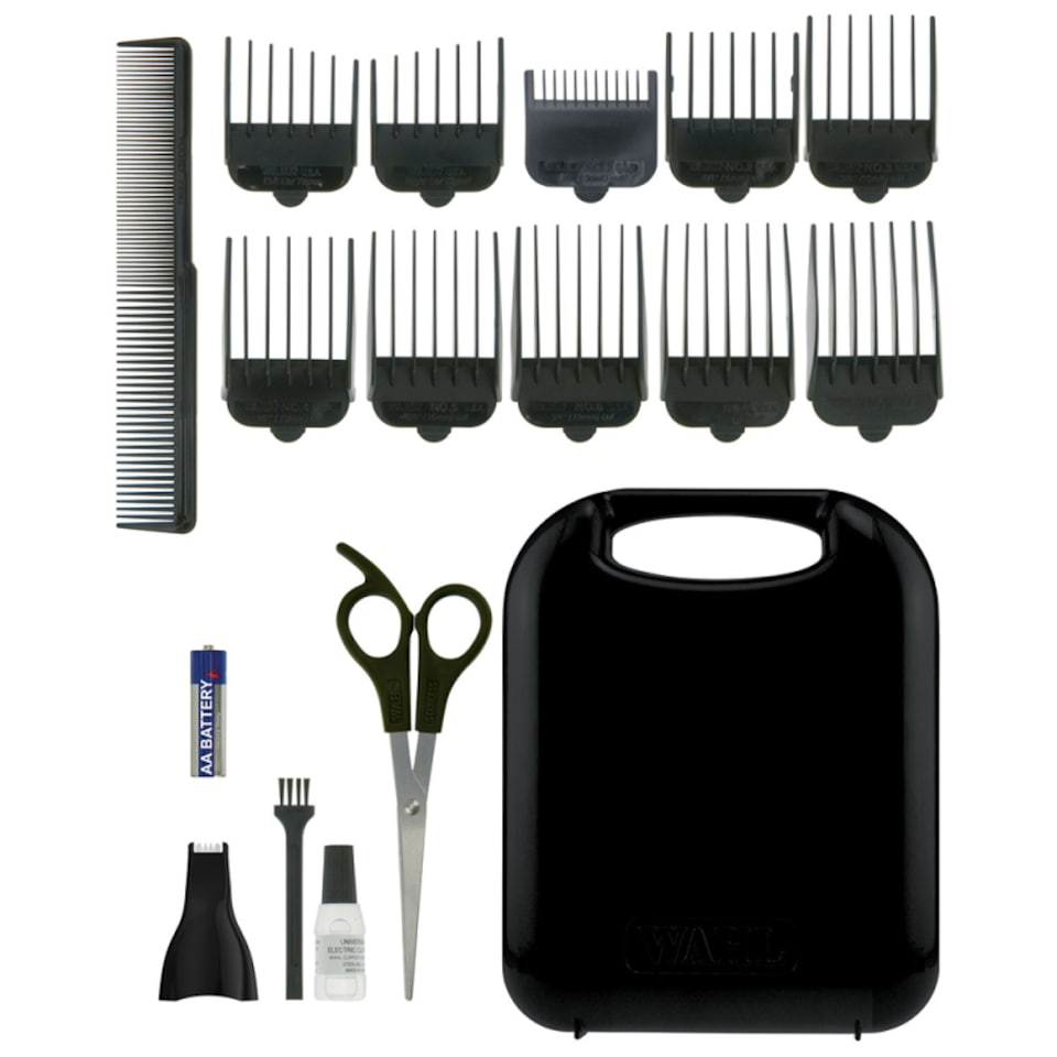 image 1 of Wahl 79449/317 GroomEase Hair Clipper & Trimmer Gift Set - Black