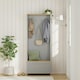 image 7 of VonHaus Grey Coat Rack Stand and Shoe Storage Bench for Hallway