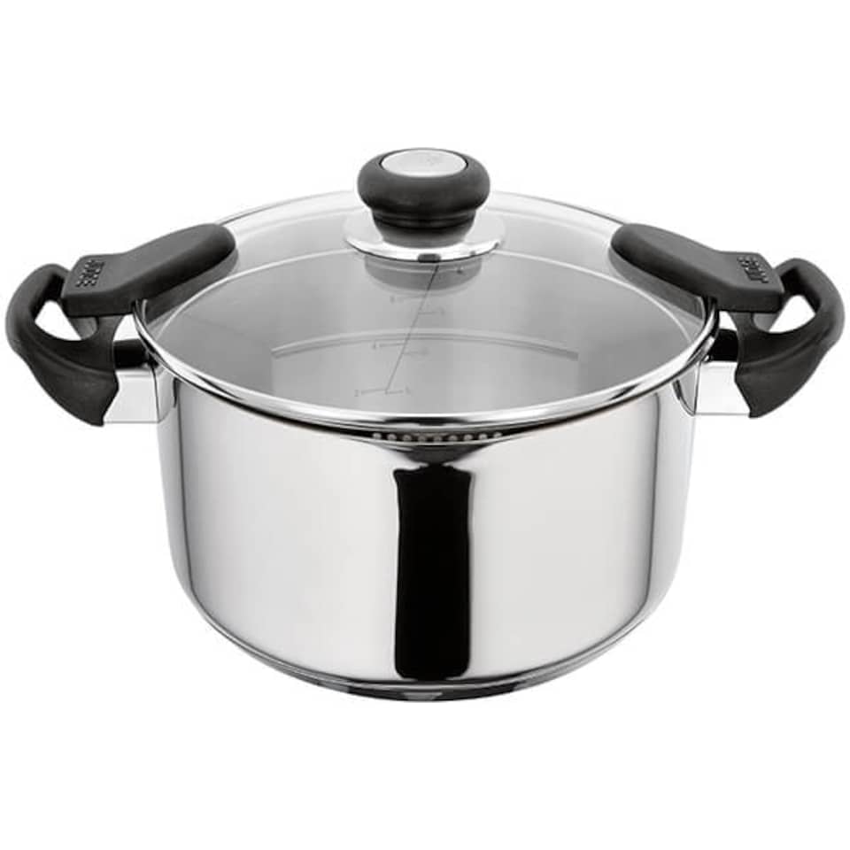image 1 of Judge Vista Draining 24cm Stockpot With Phenolic Side Handles
