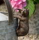 image 1 of Brown Bear Plant Pot Hanger - L10.5 x W5 x H6.5 cm | Bronze