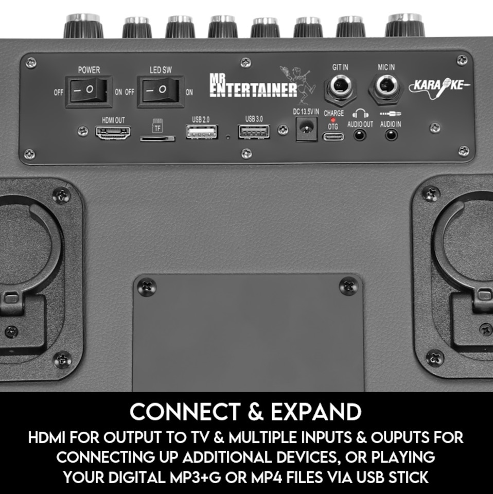 image 1 of Mr Entertainer Maestro Touchscreen Karaoke Machine