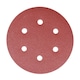 image 1 of Timco - Random Orbital Sanding Discs - 180 Grit - Red (Size 150mm - 5 Pieces)