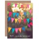 image 1 of Today We Eat Cake Cute Bunting Birthday Card
