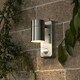 image 1 of ValueLights Barrow Silver Modern Outdoor Wall Downlight