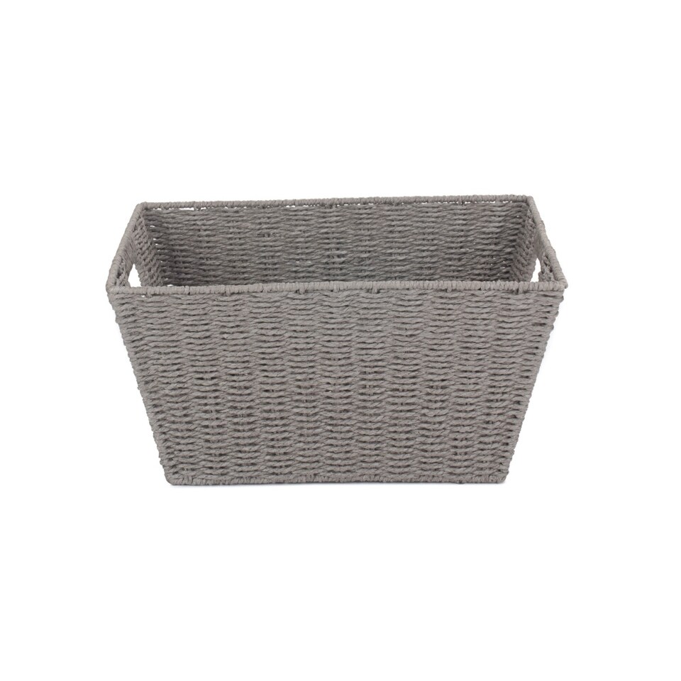 image 1 of Large Grey Paper Rope Deep Tray