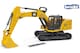 image 1 of Bruder Cat Excavator Tracked Excavator Model