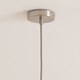 image 5 of ValueLights Corinne Green Glass Brushed Chrome Cap Light and Bulb