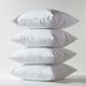 image 2 of Homescapes Waterproof Pillow Protectors - 60 x 60 cm - Pack of 4 White