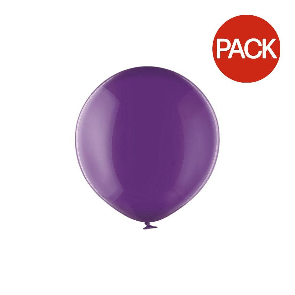 Belbal Latex Crystal Balloons (Pack of 100) - Quartz - One Size