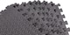 image 4 of 8pcs Black EVA Gym Flooring Puzzle Mat 60x60cm Interlocking Non Slip Floor Tiles for Home Workout, Yoga & Fitness | Black