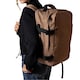image 3 of Kimood Plain Travel Backpack | Brown | Cashew Brown | One Size | 1
