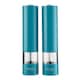 image 3 of Cooks Professional Electric Salt & Pepper Mill Set | Adjustable Grind Settings | Simple One-Button Operation | Teal