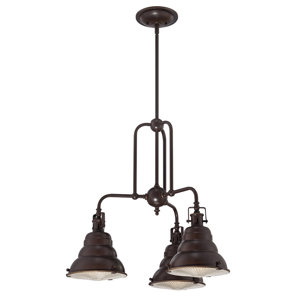 image 1 of Eastvale 3 Light Pendant Bar Chandelier Light Palladian Bronze, E27