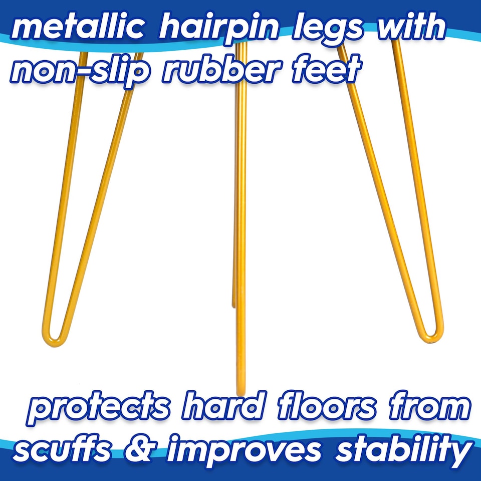 image 1 of Harbour Housewares Round Boucle Footstool - H41 x D35cm - Cream/Gold | Cream | Cream/Gold