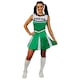 image 1 of Green Cheerleader Fancy Dress Costume | Green | 2XL