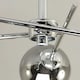 image 5 of BHS Nera 3 Light Flush Bathroom Ceiling Light | Silver | Chrome | 1