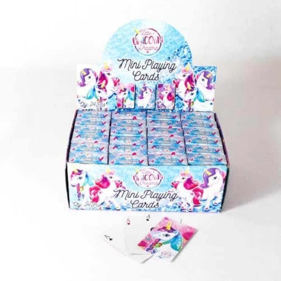 Unicorn Mini Playing Cards - Pack of 24