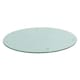 image 1 of Harbour Housewares Round Glass Kitchen Chopping Board - 30cm - Clear | Clear | Clear